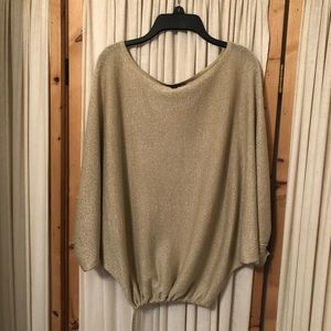 Express gold sweater